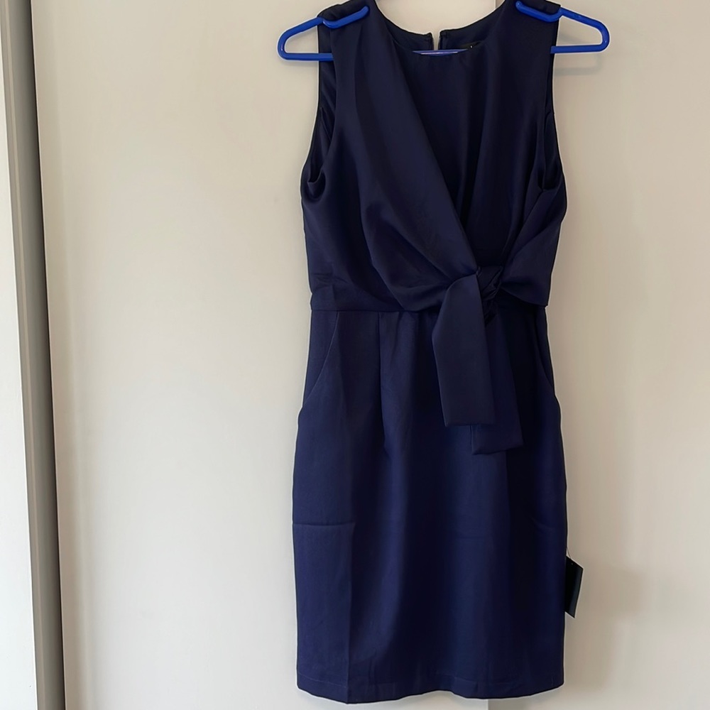 Lulus blue dress with pockets. Size small with tags